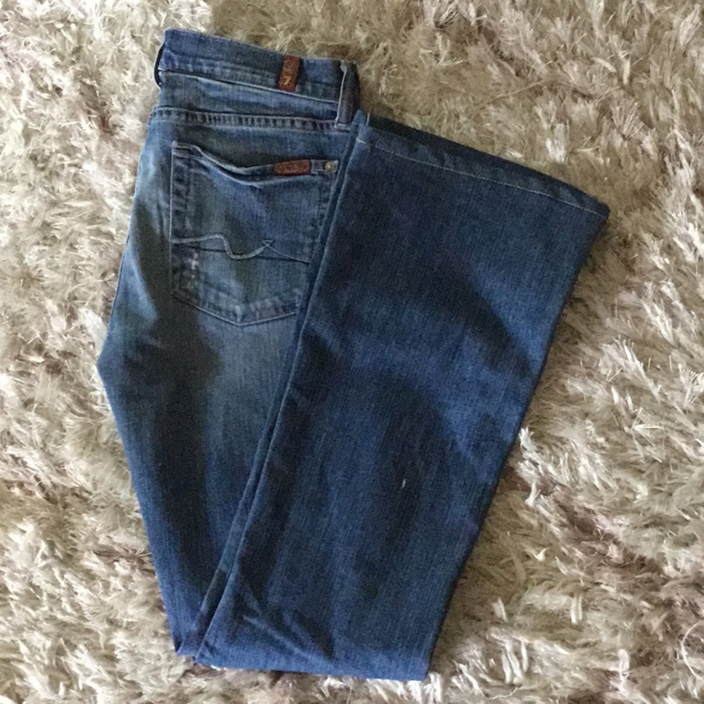 7 For All Mankind Flare Jeans Size 27